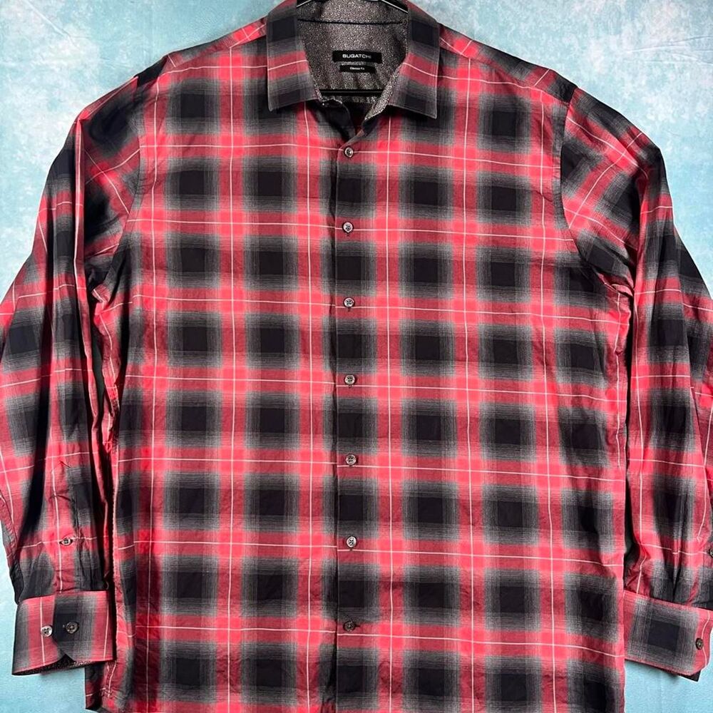 Bugatchi Men's multi Shirt